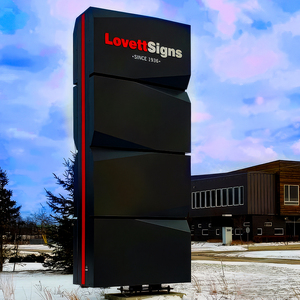 Pesante pilone segnaletica di stoccaggio Custom resistente alle intemperie LED illuminati strada segno pilone segno - Product Image 5