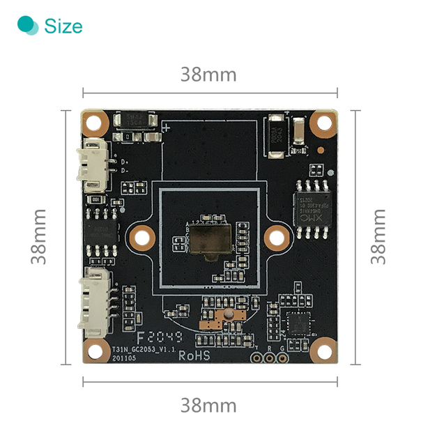 Ready to Ship Source Manufacturer New Solution Hi-silicon Replacement 1080p IP Board CCTV Camera PCB Module