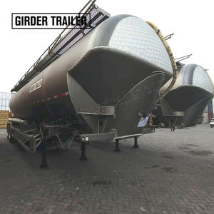 รถพ่วงบรรทุกสินค้าแบบถัง 2 เพลา 3 เพลา สำหรับบรรทุกแป้ง รถพ่วงไซโลซีเมนต์แบบตุรกี รถพ่วงบรรทุกซีเมนต์แบบถังขนาด 50 ตัน - Product Image 6