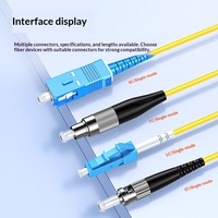 Cordon de raccordement en fibre optique monomode Newsun UPC 3M avec connecteurs SC-SC et conducteur LSZH
