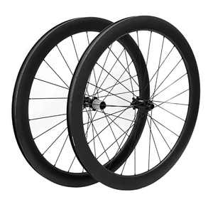 Jeu de Roues de Vélo en Fibre de Carbone T800 Léger Fabriqué en Usine, Roues de Vélo de Route à Disque 700C, Jantes Personnalisées pour Vélo de Route - Product Image 1