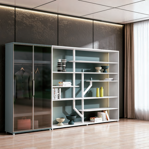 <span class=keywords><strong>Archivador</strong></span> de madera de diseño moderno para oficina, escuela, taller, personalizable, venta al por mayor, almacenamiento de madera, estantería acústica - Product Image 3