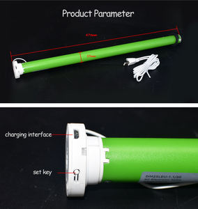 Nouveau moteur tubulaire <span class=keywords><strong>Dooya</strong></span> 38 mm USB DM25 avec batterie intégrée pour stores et rideaux, télécommande RF433 - Product Image 5