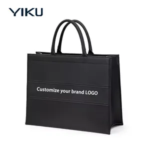 Oem Odm Custom Logo Pu Leather Ladies Hand Bags Fashion Debossed Handbags Wholesale Trendy Luxury Womens Tote Bags