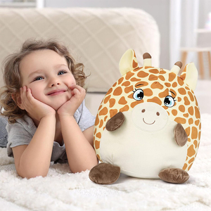 Oreiller en <span class=keywords><strong>peluche</strong></span> girafe doux et mignon U854 <span class=keywords><strong>Peluche</strong></span> pelucheuse animaux pelucheux en <span class=keywords><strong>peluche</strong></span> gros yeux girafe jouet anniversaires noël pour enfants - Product Image 4