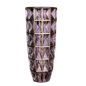 larg glass pedest vase suppliers