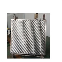 Échangeur de chaleur à gaz de combustion en acier inoxydable avec plaques internes