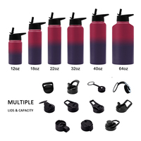 Bouteille d'eau en acier inoxydable de haute qualité avec cordon, couleur personnalisée, garde au froid 24h, toutes saisons, pour la randonnée et les excursions en plein air