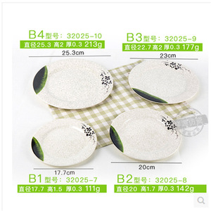 Plato de Melamina Imitación Porcelana Xiangyuan A5, Redondo, Libre de BPA, para Uso en Hoteles y Restaurantes - Product Image 3