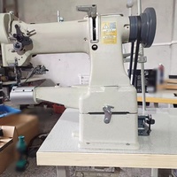 Machine à coudre automatique à alimentation en huile de type cylindre large pour sacs, cuir et matériaux épais