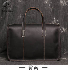 Maletín para Portátil de 13 Pulgadas Andong Business, Bolsa de Mensajero de Cuero Genuino de Vaca para Hombre, Bolsos de Hombro de Cuero Crazy Horse para Hombre - Product Image 3