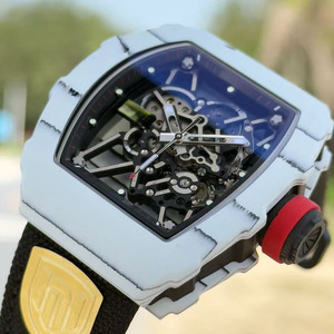 2026 New Luxury White Carbon Fiber 3501 Top-quality <b>Skeletonized</b> Tourbillon <b>Automatic</b> Mechanical Men's <b>Watch</b> - Product Image 3