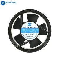 Ventilateur de refroidissement sans balais AM17251HEC EC 172*51MM 115/230V à haut débit d'air (Cfm) pour machines électriques, équipements de laboratoire, fermes et machines industrielles