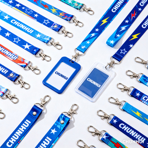 Promotional Eco-Friendly Customizable Nylon Lanyard Safety Chain Hook Breakaway Retractable Snap Reel Custom Logo Color VIP