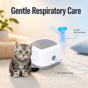 Nébuliseur à compresseur pour chiens et chats, dispositif de distribution de médicaments avec un diamètre de particules médian de 3,3 μm, capacité de la cuve de 8 ml pour les situations acutiques - Product Image 4