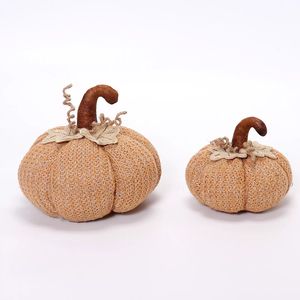 Lovely Reversible Pumpkin Plush 2pcs Soft Hugging Pillow for Halloween Gifts - Product Image 1
