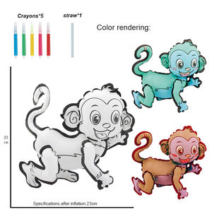 <span class=keywords><strong>Ballon</strong></span> 3D personnalisé en forme de chameau, peint à la main, pour bricolage, jouets gonflables, <span class=keywords><strong>dessin</strong></span> animalier - Product Image 4