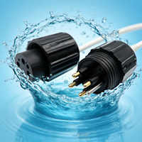 Conector subacuático circular BH4M/F MCIL4M/F puede reemplazar al conector de cable de goma para aguas profundas SUBCONN de 7000 metros a prueba de agua.
