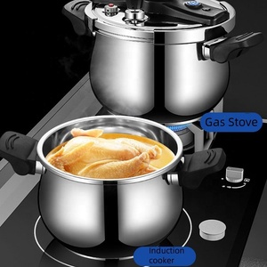 Bán Buôn Máy Rửa Chén An Toàn Chống Ăn Mòn 304 Thép Không Gỉ Súp Kho Chậu Thẳng Xoay Nắp Nồi Áp Suất - Product Image 3