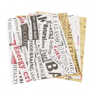 Deli Paper Sheets 12\" X 12\" Grease Resistant Sandwich Paper Wraps Waxed Food Basket Liners for Fast Food Carnival Greaseproof - Product Image 1