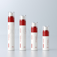 Flacon pulvérisateur vide portable en plastique pour soins de la peau, 30 ml, 40 ml, personnalisé, pour parfum, tonique, brume hydratante, format mince