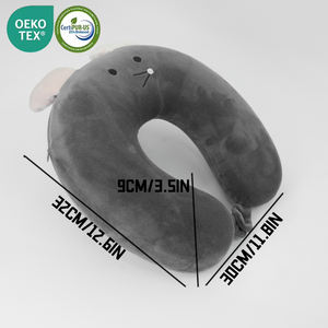 Bantal sandaran leher busa memori portabel, bantal tengkuk ergonomis, bantal perjalanan untuk perjalanan luar ruangan, bantal leher 2025 - Product Image 2