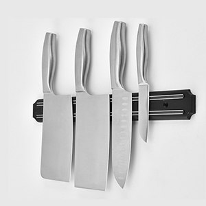 ブラック磁気ナイフストリップホルダープラスチック磁気ナイフラックブラックナイフストリップ磁気ツールホルダーストリップバー - Product Image 5