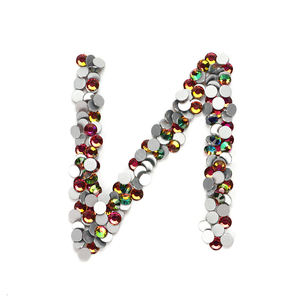 2023 gran oferta varios colores y tamaños de vidrio sin Hotfix Flatback Rhinestone a granel para ropa - Product Image 2