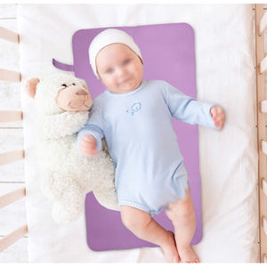 Nouveau-né bébé enfant en bas âge maman végétalien cuir couche couche matelas à langer tapis Portable - Product Image 3