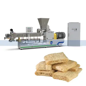 Stable Efficient Combined Textured Vegetable Protein Soya Chunk Production