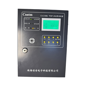 Controlador de alarma de detección de gas de 16 zonas, con pantalla LCD y sistema de transmisión de bus, <span class=keywords><strong>1</strong></span> unidad - Product Image 1