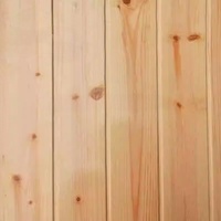 Panneaux muraux en bois de pin massif pour les murs décoratifs du salon