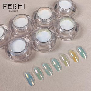 Порошок хамелеона HNDO Aurora, пигмент для ногтей, блестящий порошок хамелеона для ногтей - Product Image 4