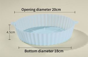 Tapis de cuisson multifonctionnel en silicone pour friteuse à air, facile à nettoyer, anti-graisse, pour four domestique - Product Image 2