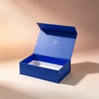 Boîte de présentation rigide à bord fin de qualité supérieure pour livres, série multi-tailles, assortie pour présentoir de vente au détail de thé hors ligne