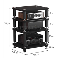 DK-023 Support de cabinet acoustique HIFI antichoc, pied de cabinet d'amplificateur de puissance, support de cabinet KTV Home Cinéma, pied solide