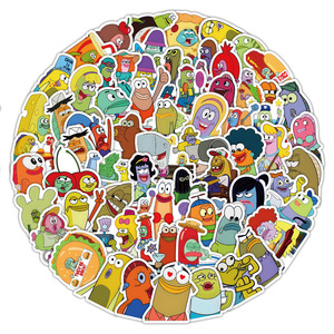 50 Pegatinas de Anime en Oferta, Resistentes al Agua, para Decoración de Patinetas, Equipaje, Portátiles, Lindas Pegatinas de Dibujos Animados de Los Simpson - Product Image 6
