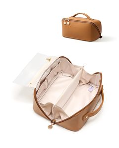 Sac à pinceaux de maquillage en cuir PU imperméable amélioré, grande capacité, organiseur de cosmétiques, utilisation professionnelle en <span class=keywords><strong>voyage</strong></span> - Product Image 3