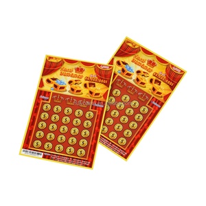Cartes à gratter personnalisées, tickets de jeu à gratter écologiques, cartes à gratter de loterie personnalisées - Product Image 2