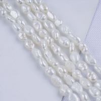 Prix de gros usine Perles baroques 3-4mm, brin de perles d'eau douce irrégulières à double lustre pour la fabrication de bijoux