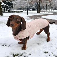 Veste d'hiver pour chien de style français en polyester, épaisse, pour usage quotidien, portable, idéale pour les voyages, directement de l'usine