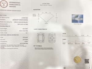 IGI Certifié Fantaisie <span class=keywords><strong>Rose</strong></span> Vif Diamants Lâches Synthétiques CVD VS 1ct Coussin Cut Lab <span class=keywords><strong>Diamant</strong></span> Paire pour Boucle D'oreille Faire Des Bijoux - Product Image 2