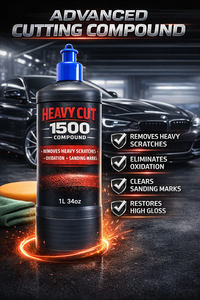 GRAPHONEX Heavy Cut 1500 Aluminium Oxide Professional <b>Car</b> <b>Polish</b> & Protect Compound (1L) | Removes Heavy Scratches & Sanding - Product Image 2