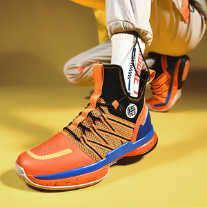 <span class=keywords><strong>Chaussures</strong></span> <span class=keywords><strong>de</strong></span> basketball unisexe à tiges côtelées, montantes, grande taille, pour l'entraînement transfrontalier, été, jeunes et lycéens - Product Image 4