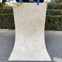 Faux rock extérieur Stone flex Panneaux muraux feuille de pierre flexible Tuile flexible en travertin imprimé en 3D