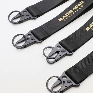 Custom Heavy Duty Eco-Friendly Carabiner Hook Short <b>Lanyard</b> Keychain for Auto Repair Shop <b>Car</b> Modification Promotional Gift - Product Image 2