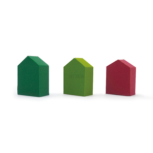 Boccale in polvere a forma di triangolo multicolore per make up Wet & Dry per fondotinta sbuffi cosmetici Non in polvere - Product Image 1