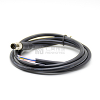 M8 mâle prise de câble étanche 6 broches 8 broches capteur circulaire connecteur électrique câble PVC PUR