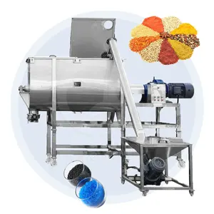 OCEAN Double Screw Chili Blender Coffee Bean Horizontal Mix 50kg Food Powder Ribbon Mixer Machine