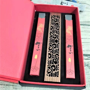 High Quality Natural Japanese Chinese Agarwood Religious Bambooless 21cm Card <b>Box</b> Gift Set <b>Incense</b> Sticks - Product Image 2